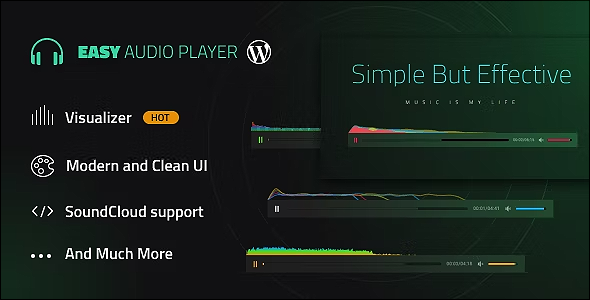 Easy Audio Player Wordpress & Woocommerce Plugin