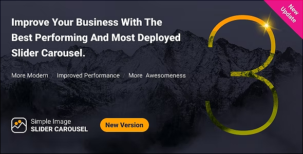 Simple Image Slider Carousel Wordpress & Woocommerce Plugin