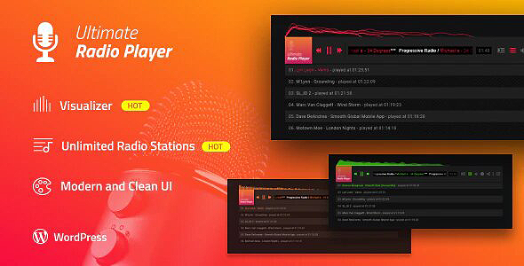 Ultimate Radio Player Wordpress & Woocommerce Plugin